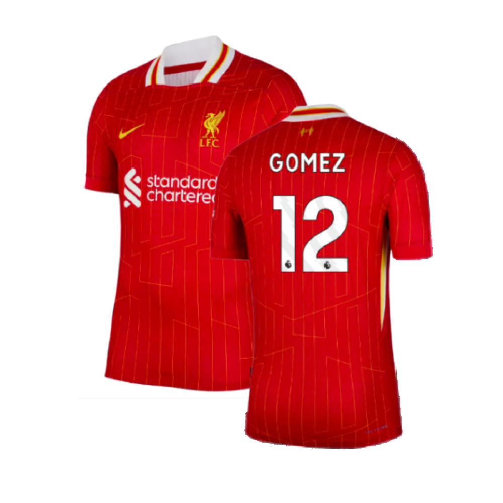 2024-2025 Liverpool Dri-Fit ADV Match Home Shirt (Gomez 12)