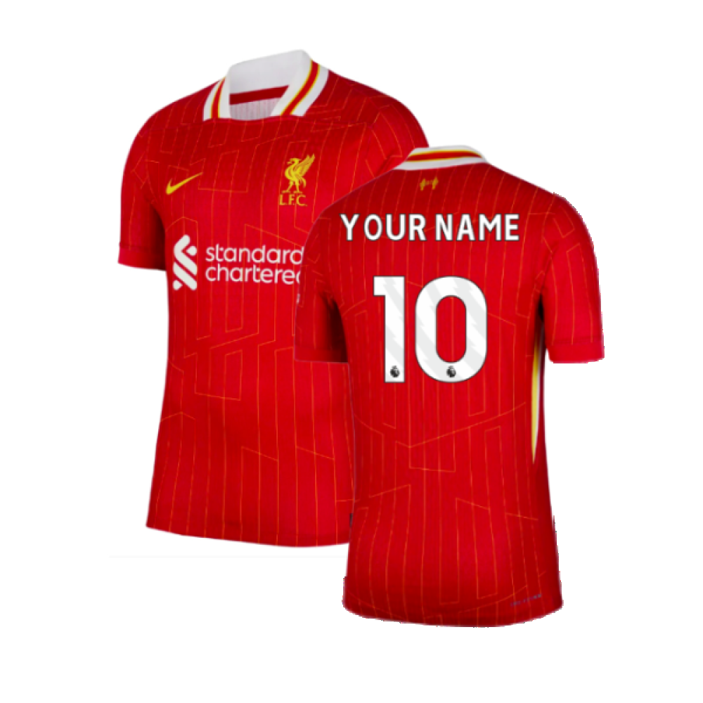 2024-2025 Liverpool Dri-Fit ADV Match Home Shirt (Your Name)