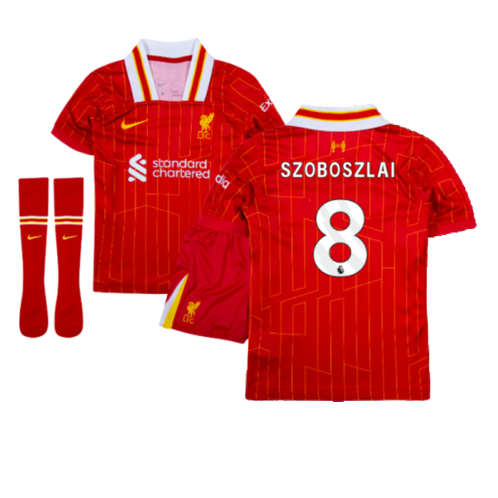 2024-2025 Liverpool Home Mini Kit (Szoboszlai 8)