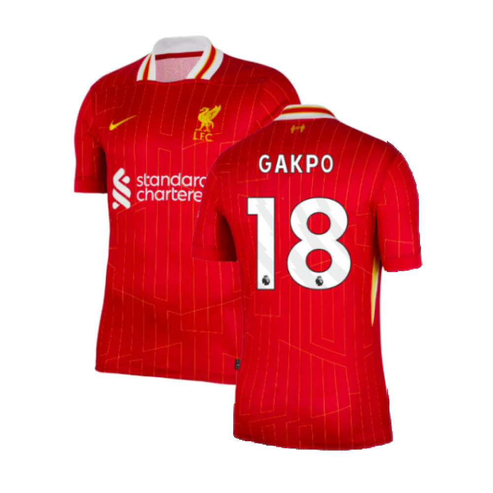 2024-2025 Liverpool Home Shirt (Gakpo 18)