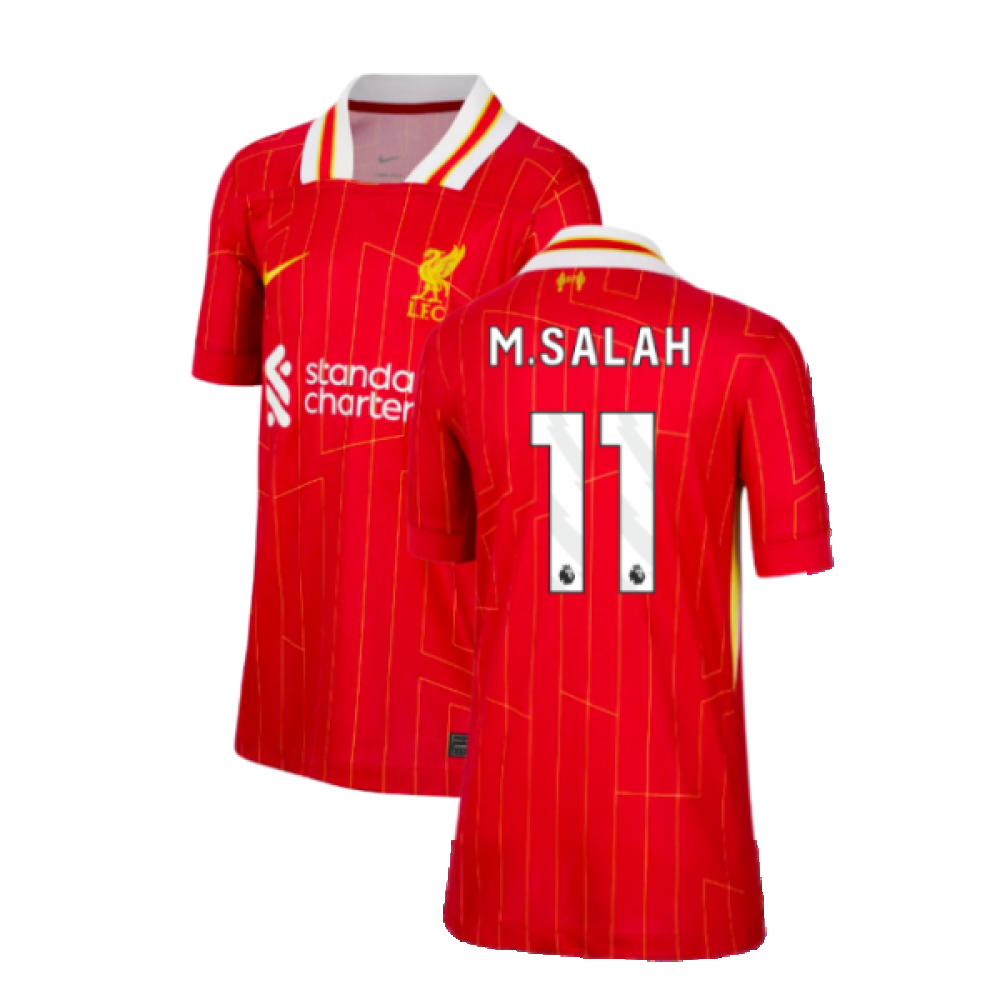 2024-2025 Liverpool Home Shirt (Kids) (M.Salah 11)