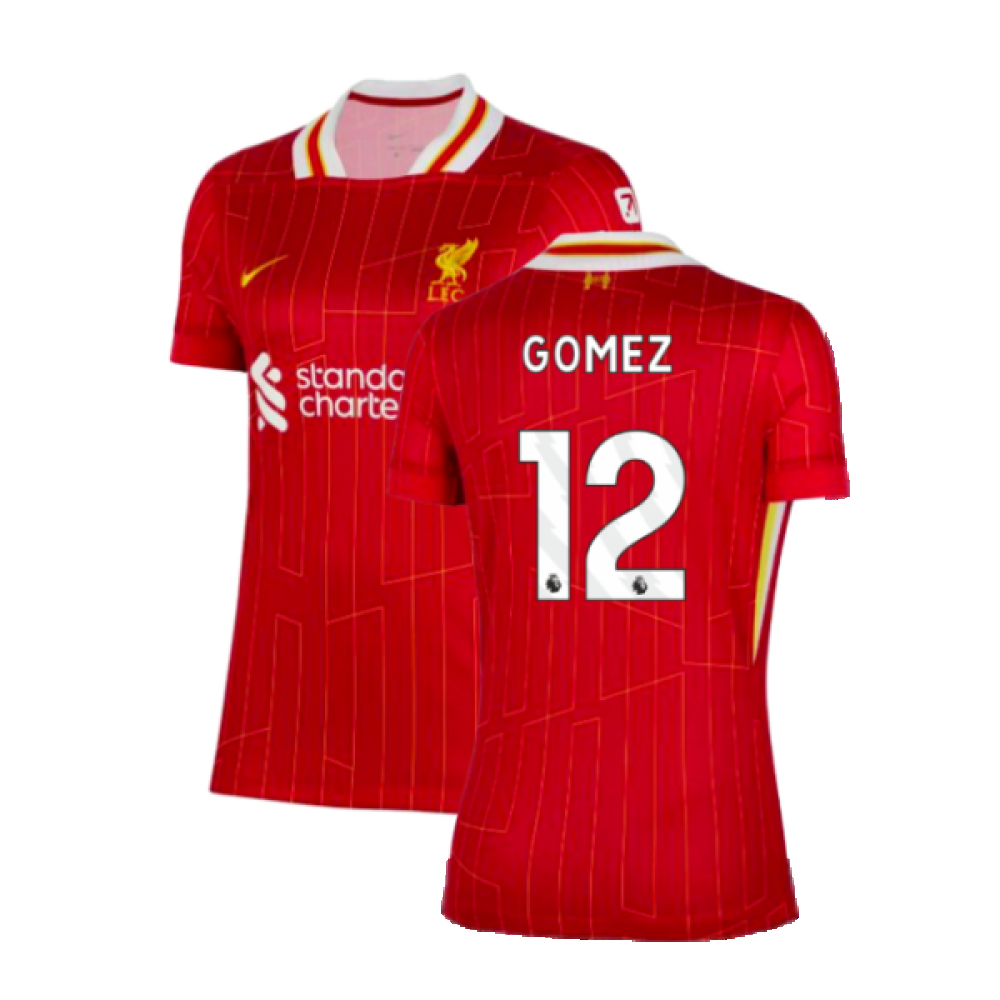 2024-2025 Liverpool Home Shirt (Womens) (Gomez 12)