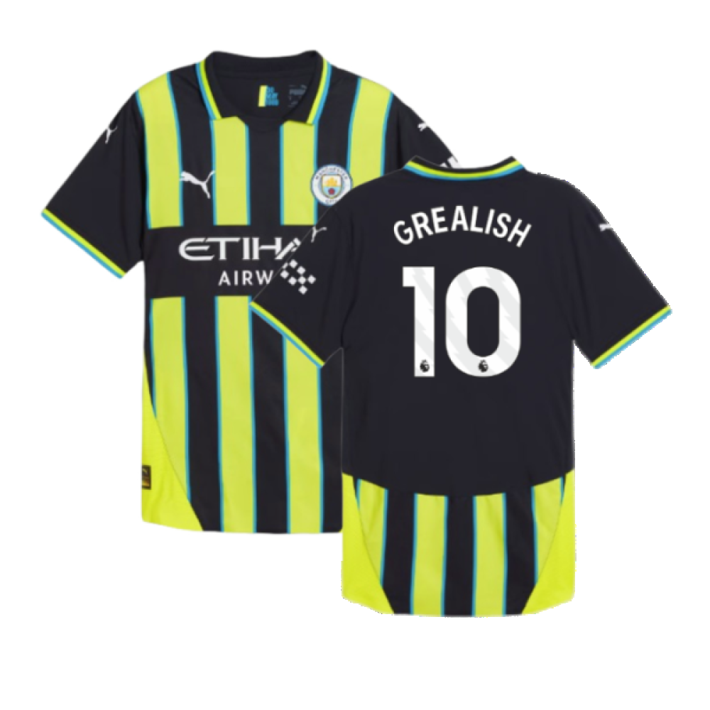 2024-2025 Man City Away Authentic Shirt (Grealish 10)