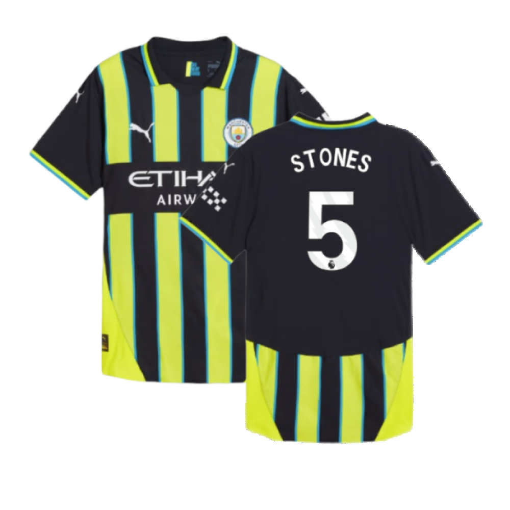 2024-2025 Man City Away Authentic Shirt (Stones 5)