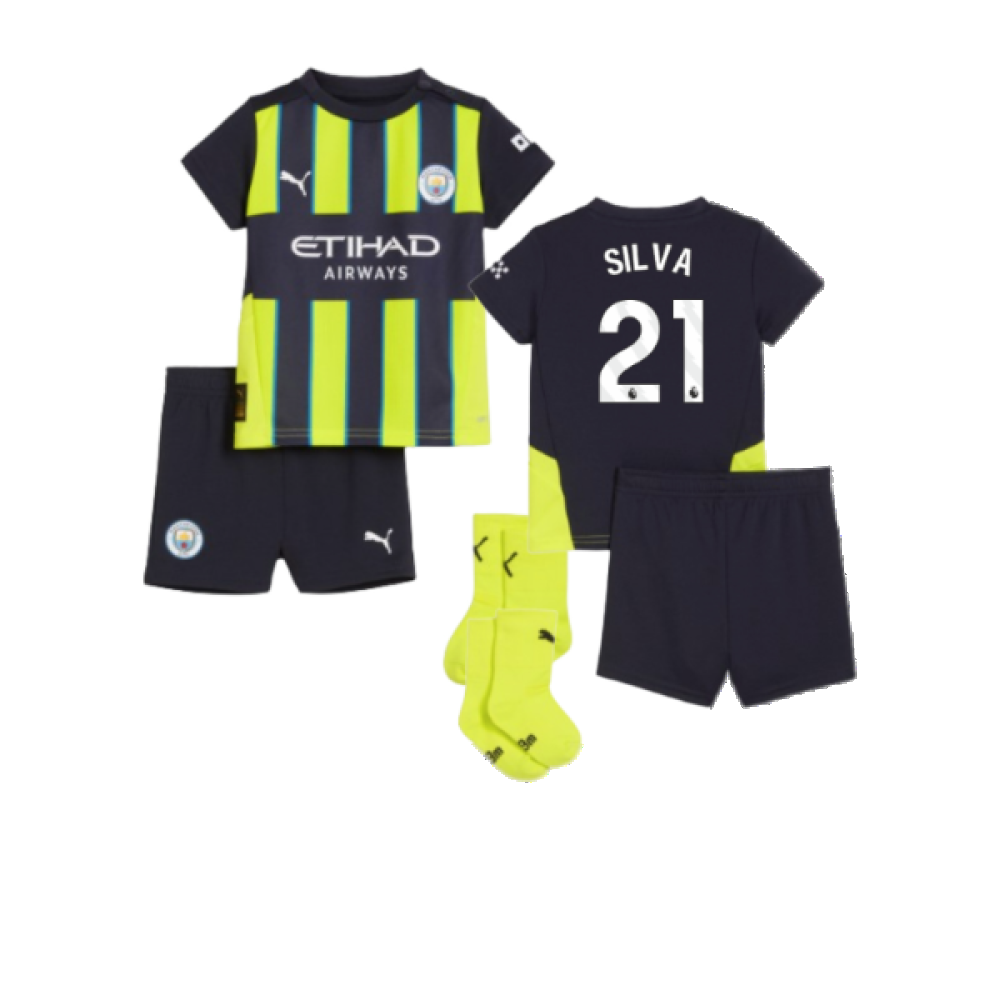 2024-2025 Man City Away Baby Kit (Silva 21)