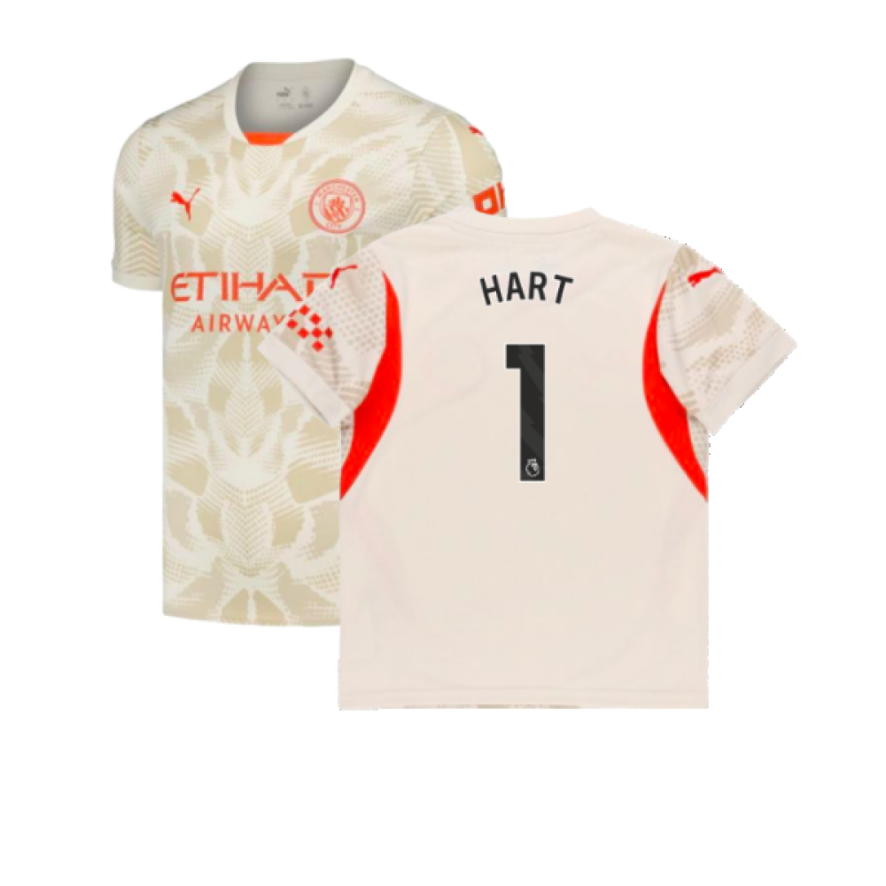 2024-2025 Man City Away Goalkeeper Shirt (Alpine Snow) (Hart 1)