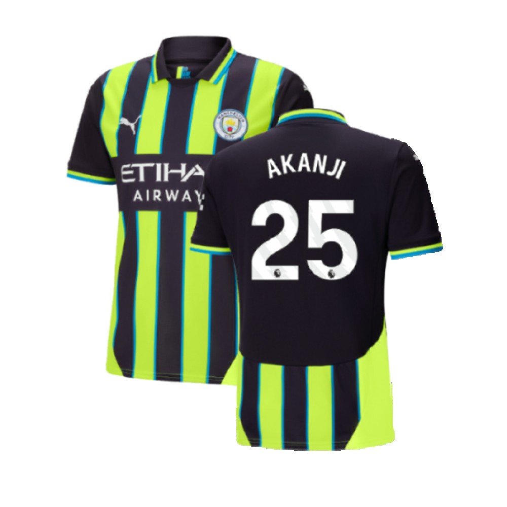 2024-2025 Man City Away Shirt (Akanji 25)