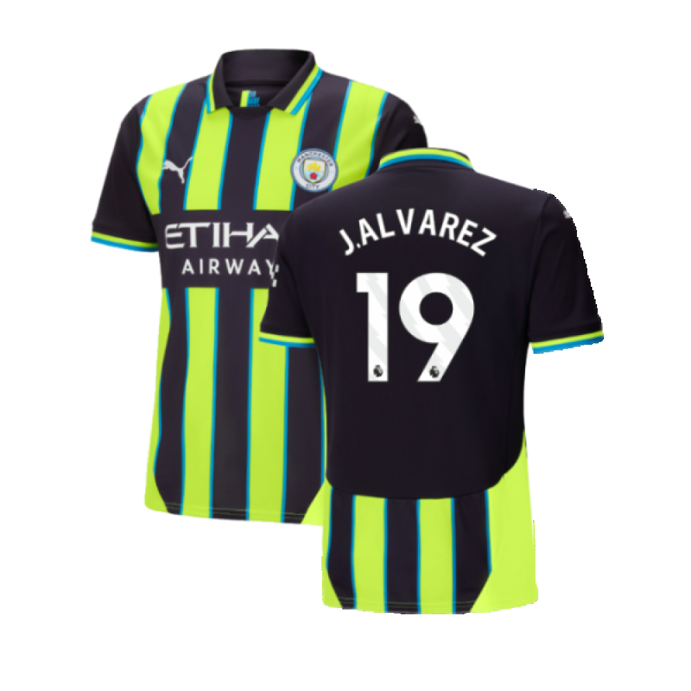 2024-2025 Man City Away Shirt (J.Alvarez 19)