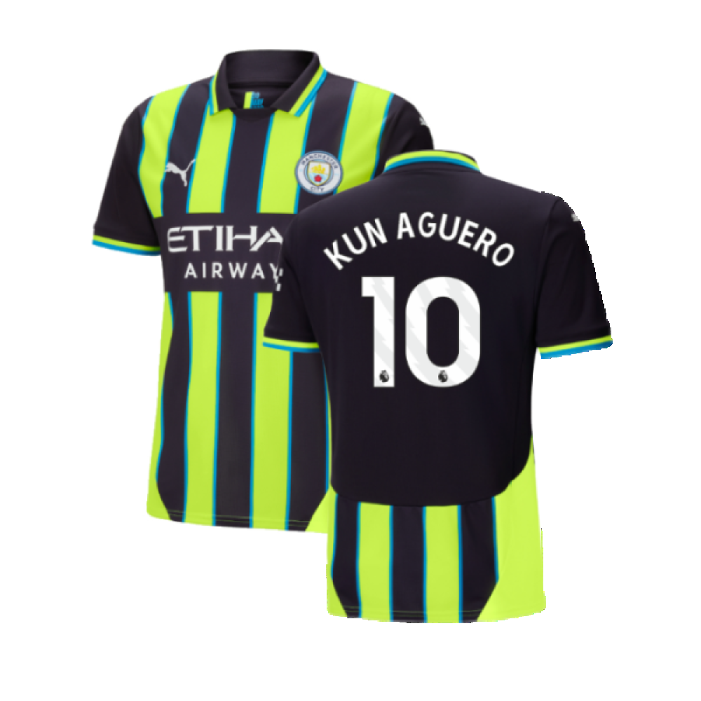 2024-2025 Man City Away Shirt (Kun Aguero 10)