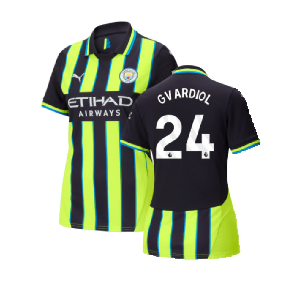 2024-2025 Man City Away Shirt (Womens) (Gvardiol 24)