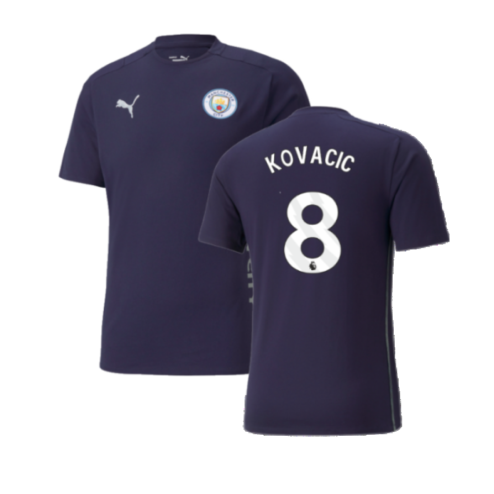2024-2025 Man City Casuals Tee (Navy) (Kovacic 8)