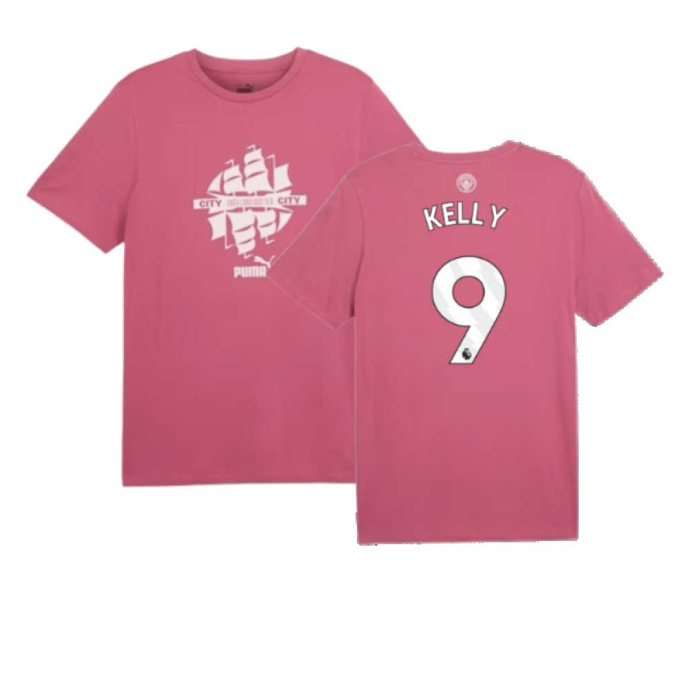 2024-2025 Man City ftblCulture Tee (Dusty Orchid) (Kelly 9)