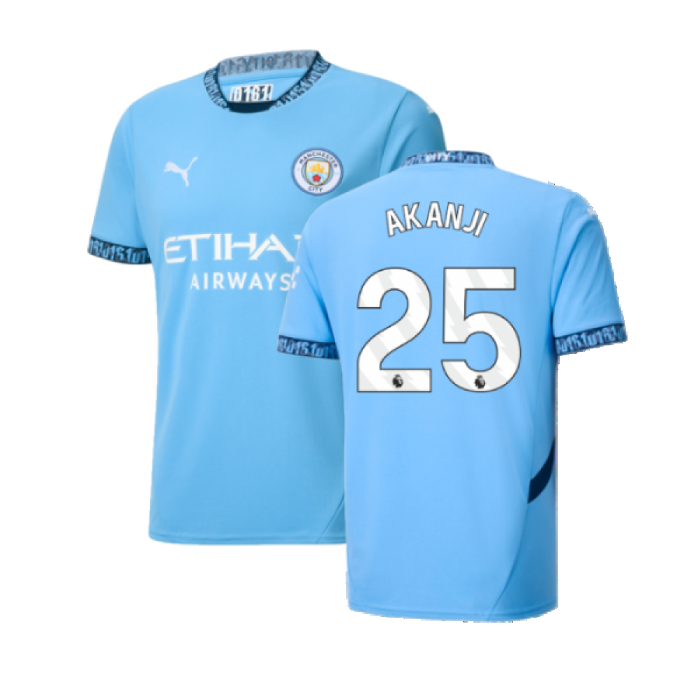 2024-2025 Man City Home Shirt (Akanji 25)