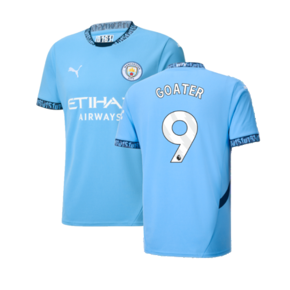 2024-2025 Man City Home Shirt (Goater 9)