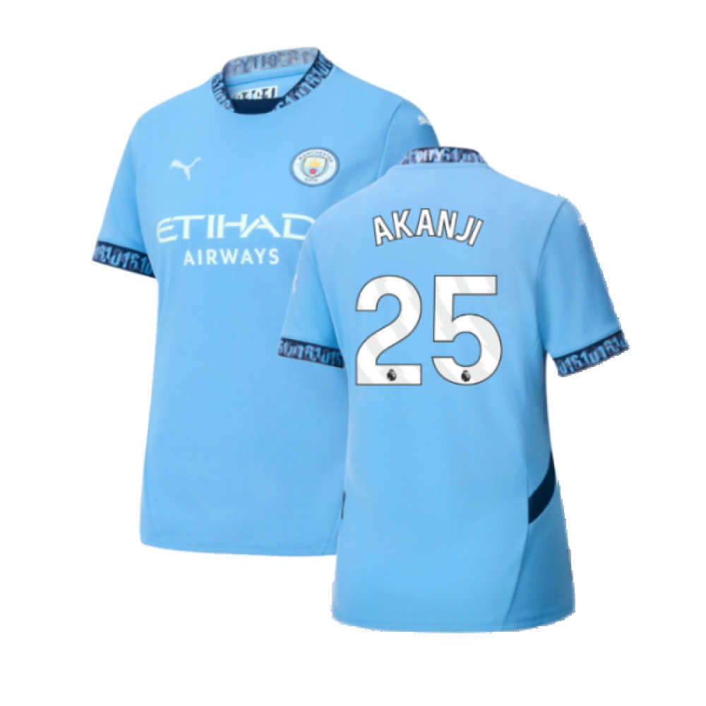 2024-2025 Man City Home Shirt (Womens) (Akanji 25)