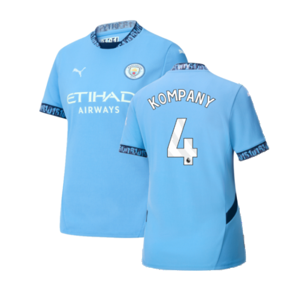 2024-2025 Man City Home Shirt (Womens) (Kompany 4)