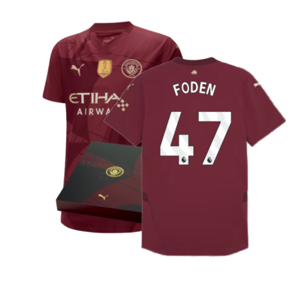 2024-2025 Man City Third Authentic Shirt w/packaging (Foden 47)