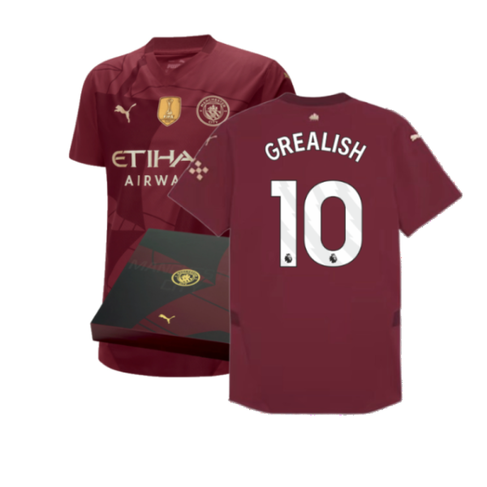 2024-2025 Man City Third Authentic Shirt w/packaging (Grealish 10)