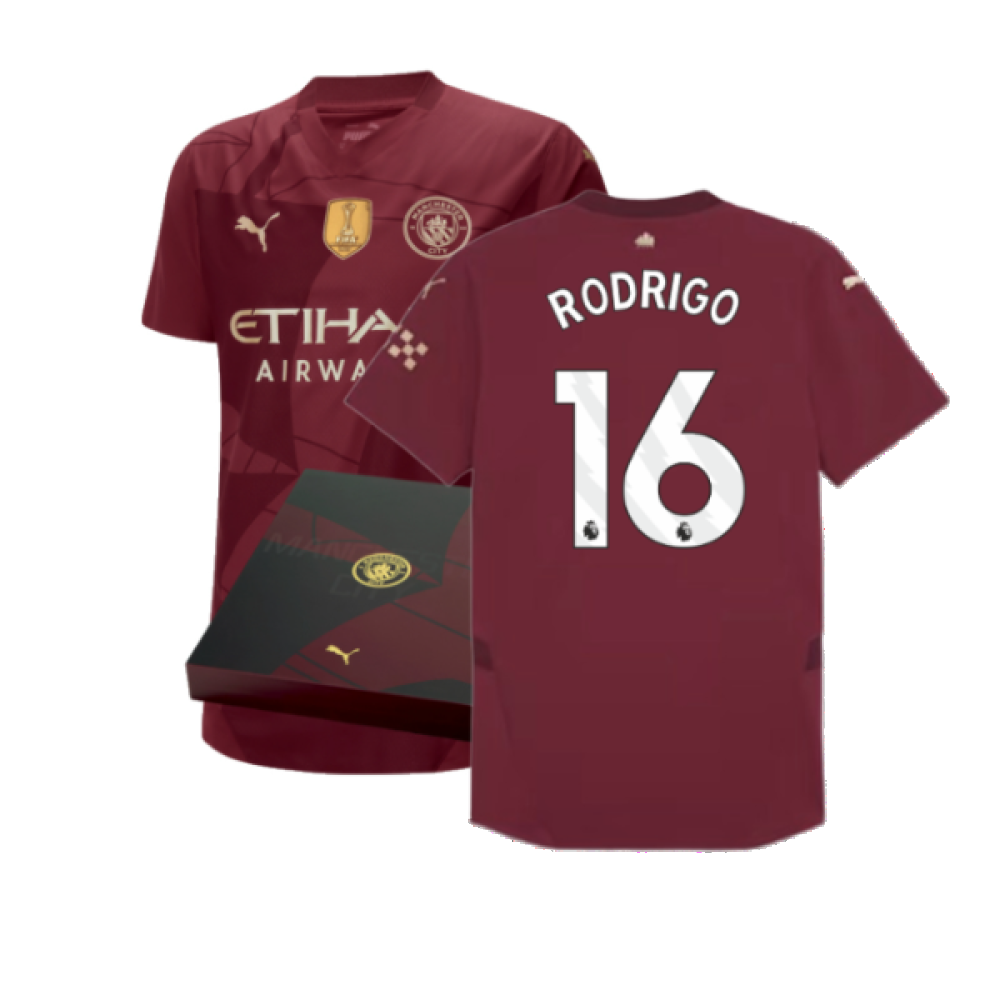 2024-2025 Man City Third Authentic Shirt w/packaging (Rodrigo 16)