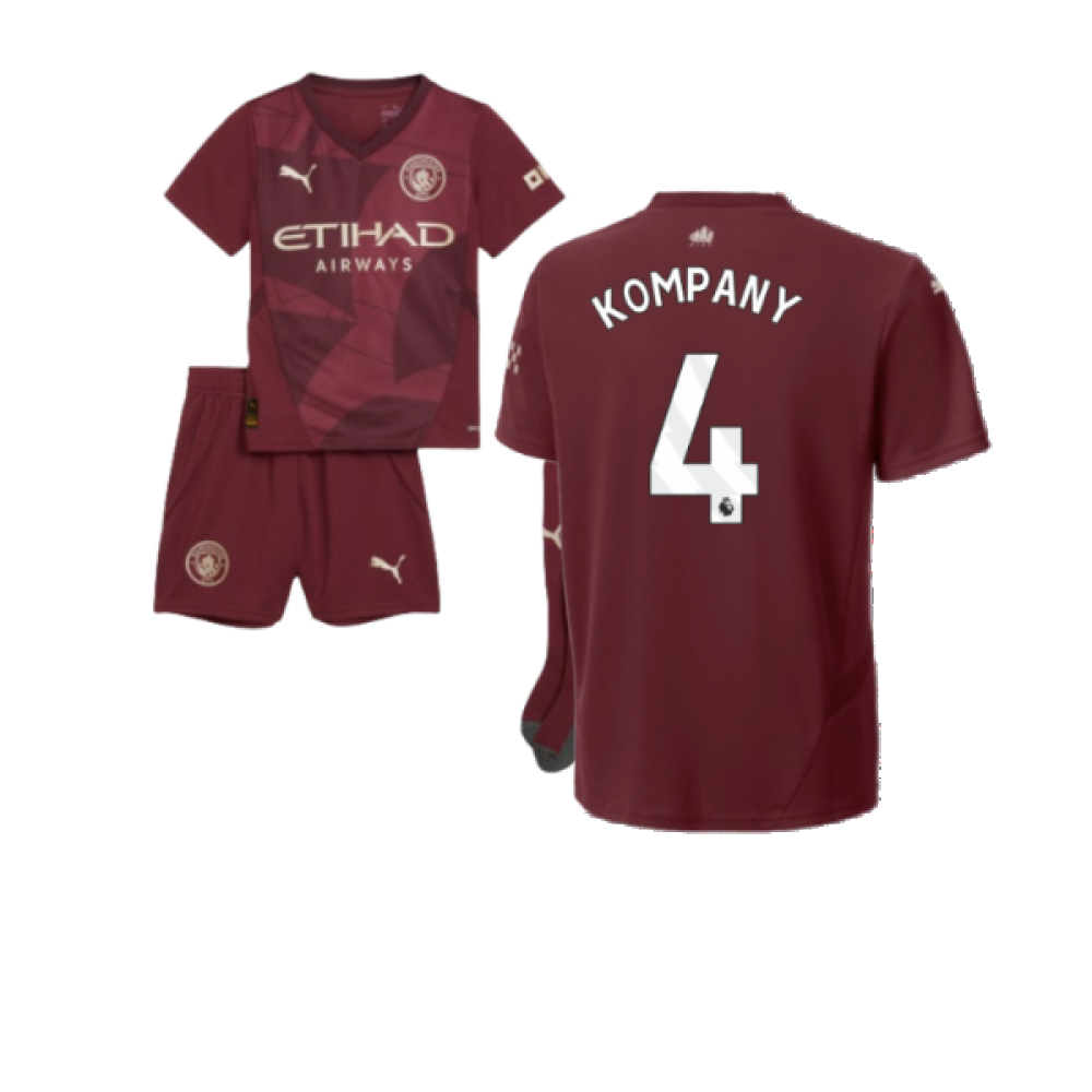 2024-2025 Man City Third Mini Kit (Kompany 4)