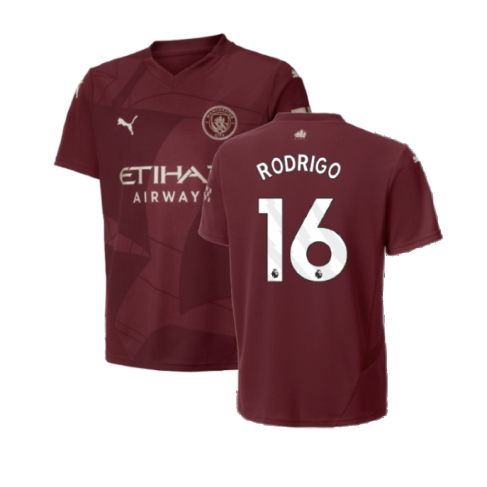 2024-2025 Man City Third Shirt (Kids) (Rodrigo 16)