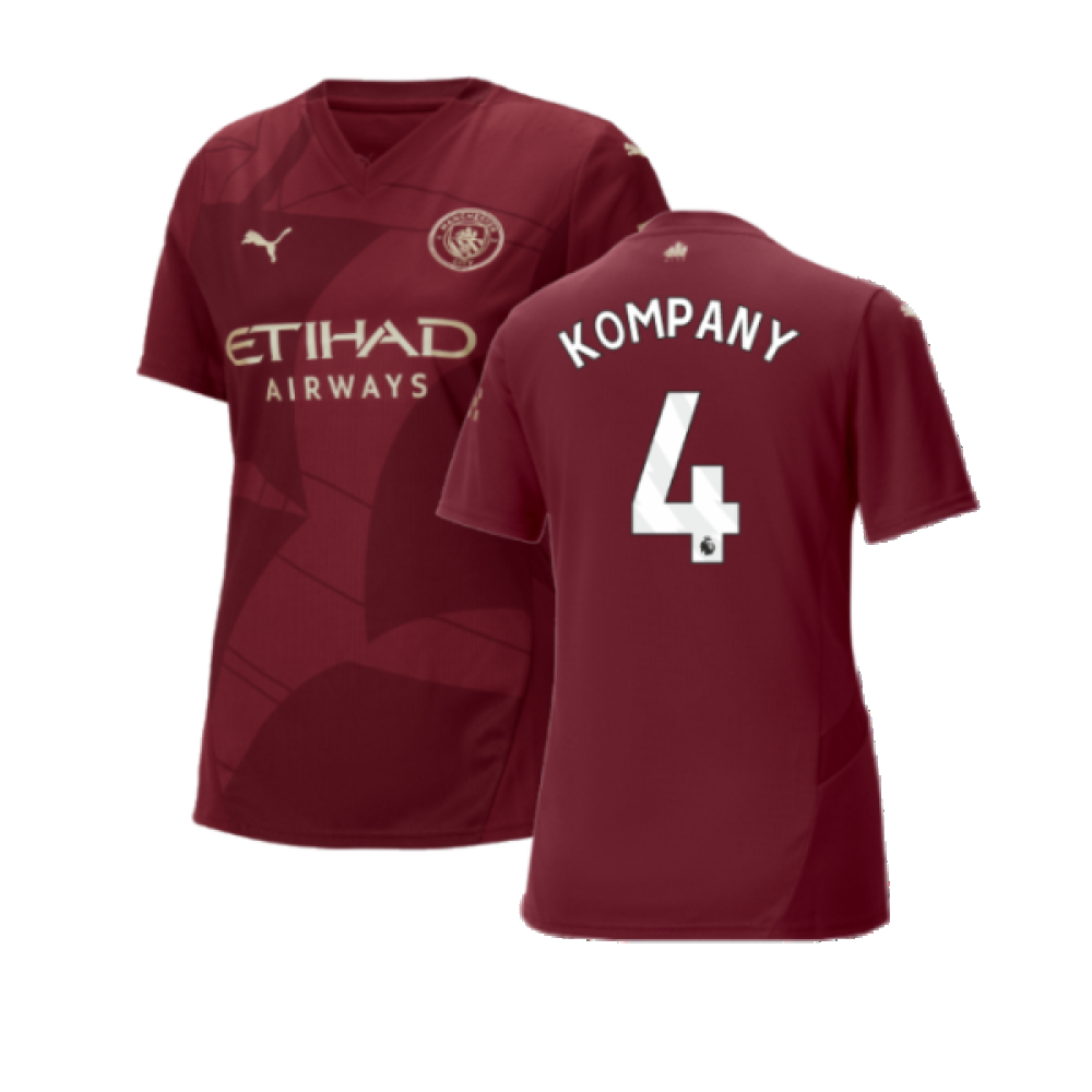 2024-2025 Man City Third Shirt (Womens) (Kompany 4)