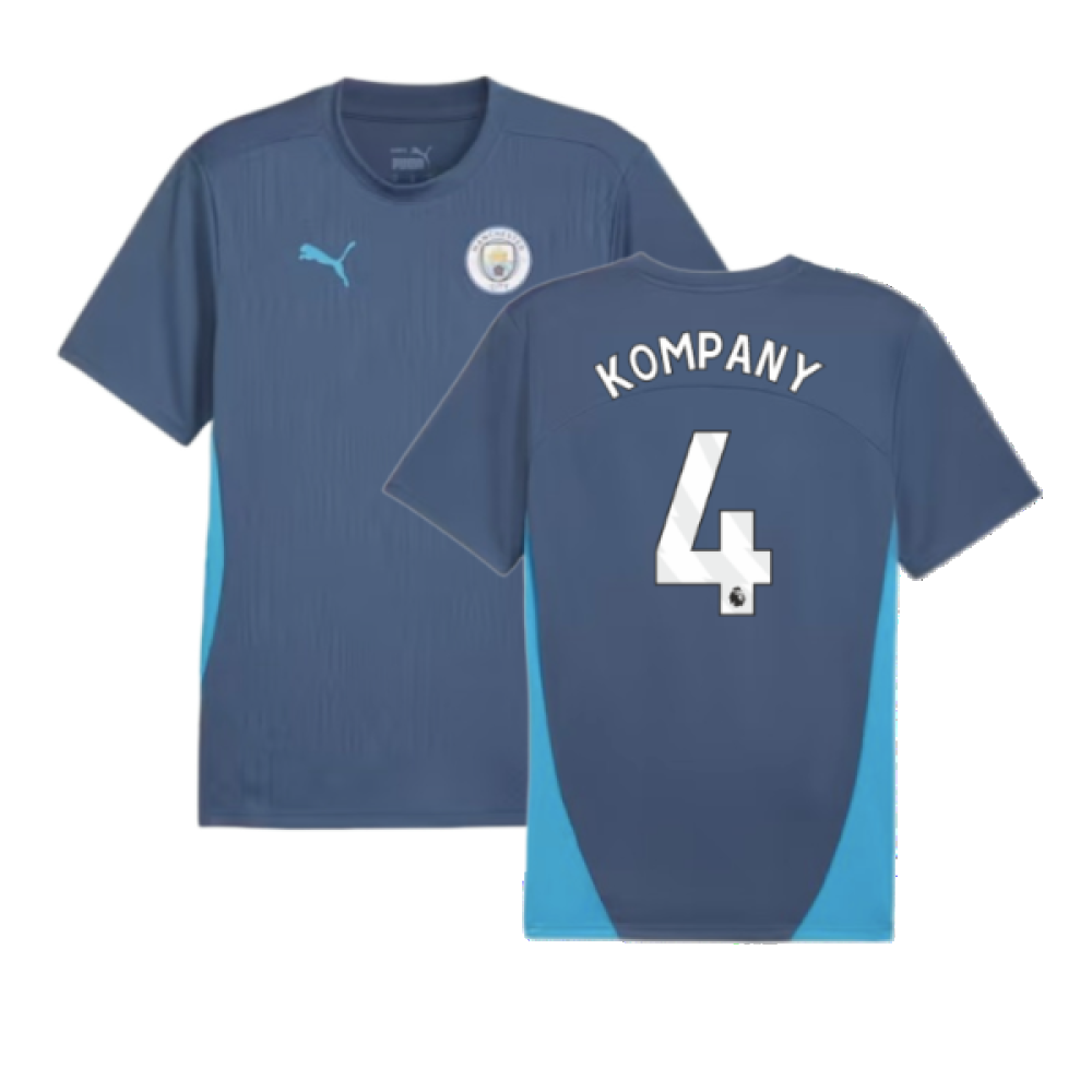 2024-2025 Man City Training Shirt (Inky Blue) (Kompany 4)