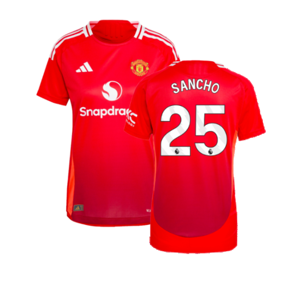 2024-2025 Man Utd Authentic Home Shirt (Womens) (Sancho 25)