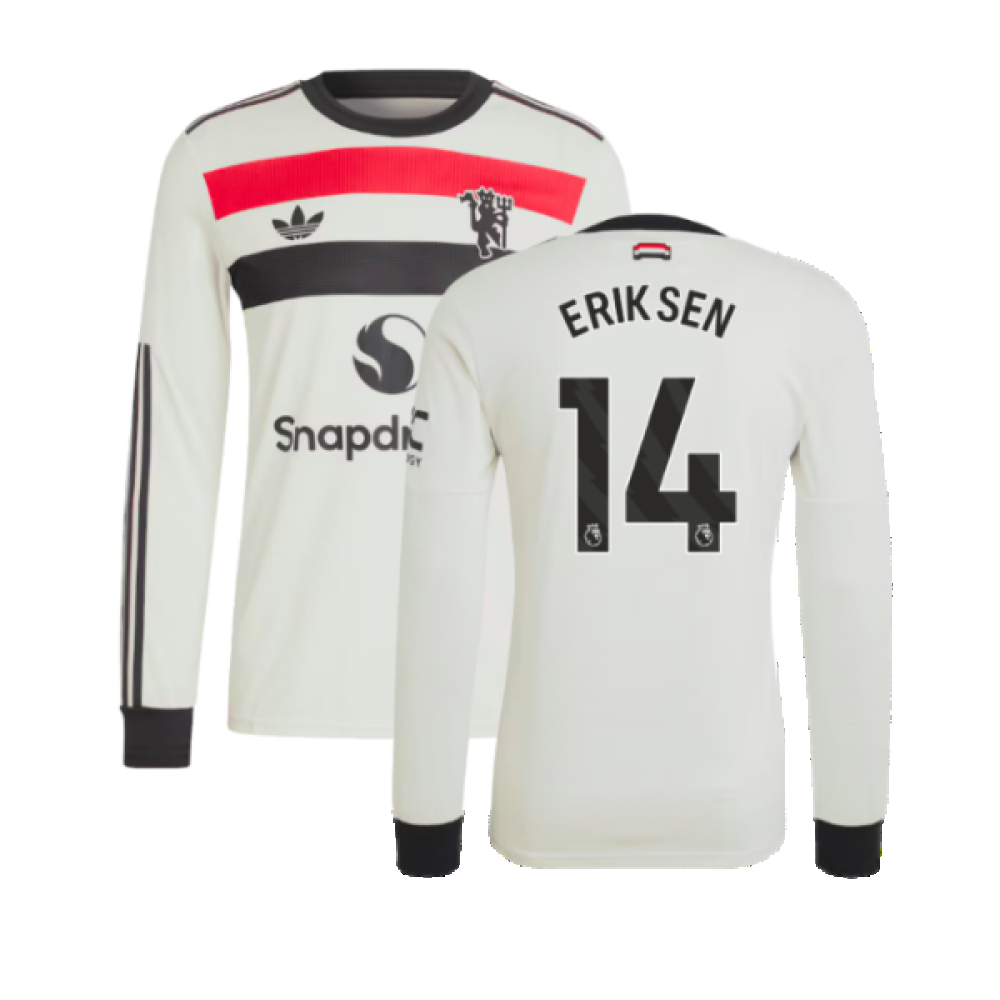 2024-2025 Man Utd Authentic Long Sleeve Third Shirt (Eriksen 14)