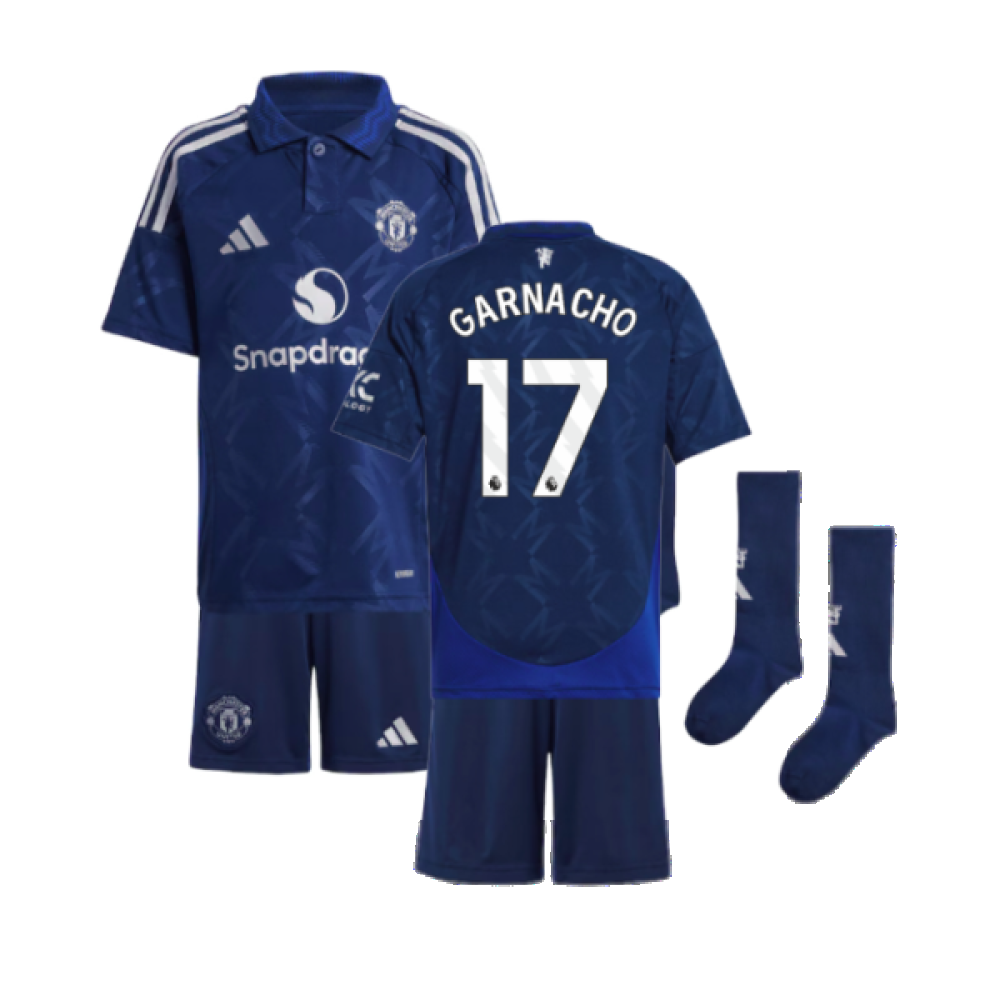 2024-2025 Man Utd Away Mini Kit (Garnacho 17)