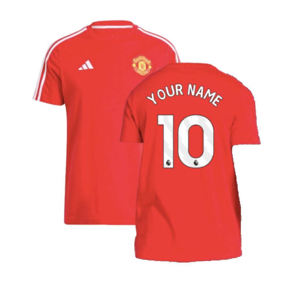 2024-2025 Man Utd DNA Tee (Red) (Your Name)