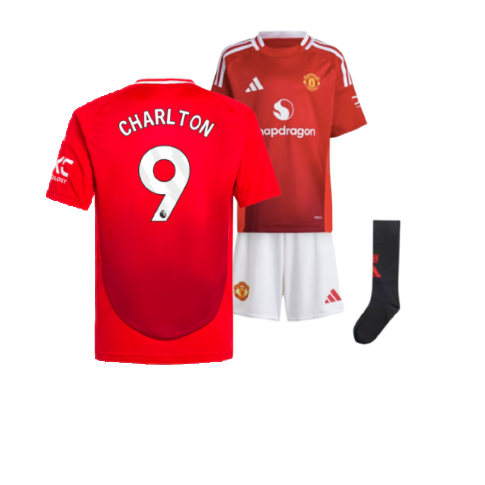 2024-2025 Man Utd Home Mini Kit (Charlton 9)