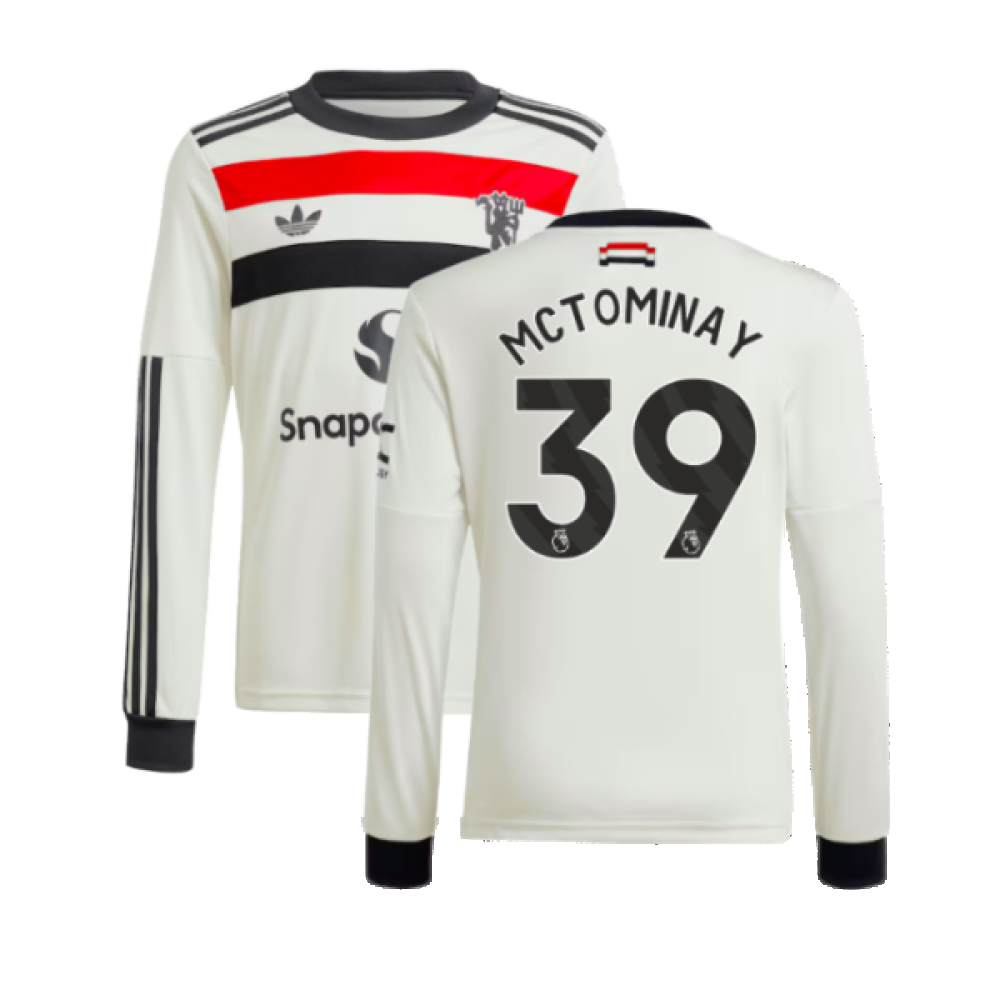 2024-2025 Man Utd Long Sleeve Third Shirt (Kids) (McTominay 39)