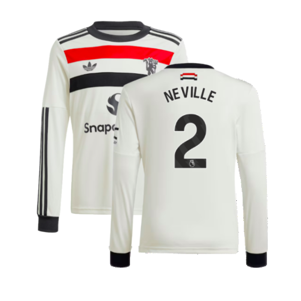 2024-2025 Man Utd Long Sleeve Third Shirt (Kids) (Neville 2)