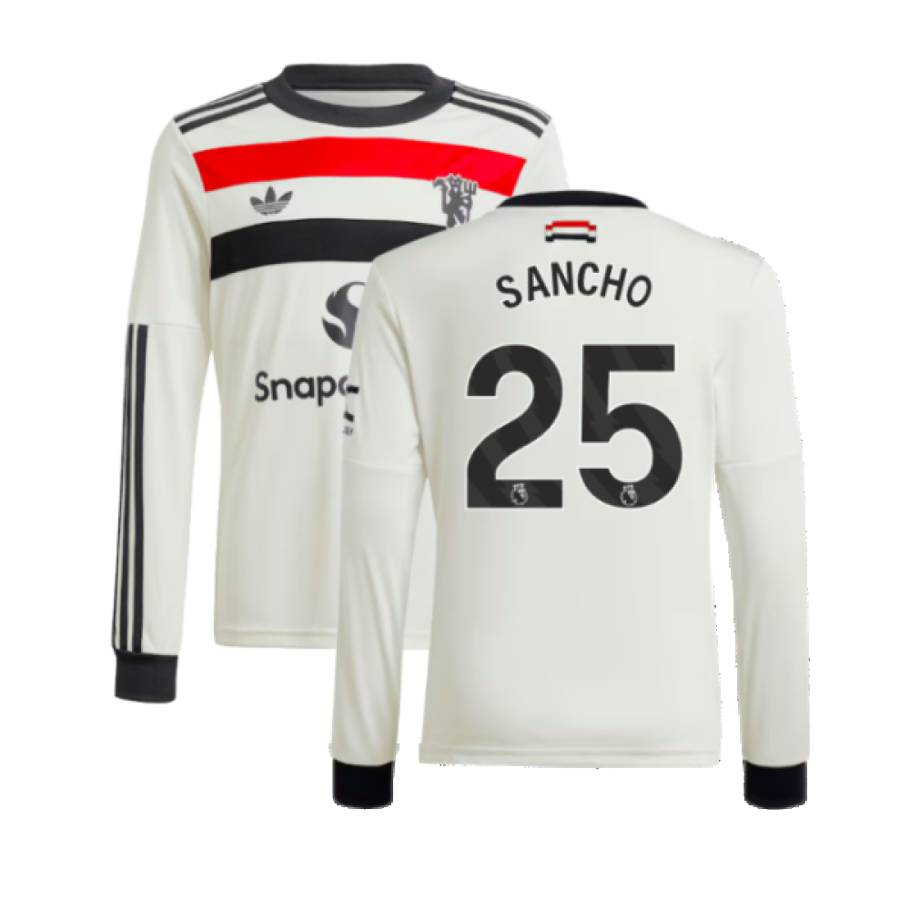 2024-2025 Man Utd Long Sleeve Third Shirt (Kids) (Sancho 25)