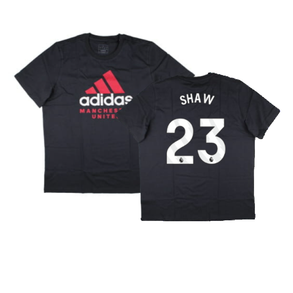 2024-2025 Man Utd Seasonal Graphic Tee (Night Grey) (Shaw 23)