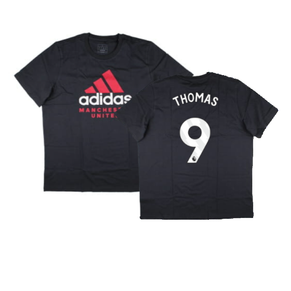 2024-2025 Man Utd Seasonal Graphic Tee (Night Grey) (Thomas 9)