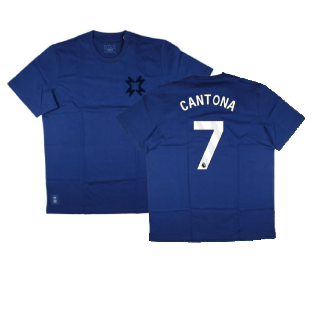 2024-2025 Man Utd Seasonal Tee (Victory Blue) (Cantona 7)