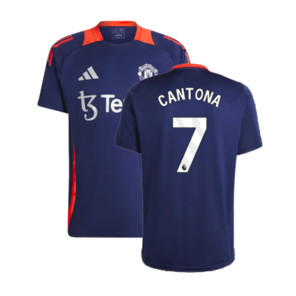 2024-2025 Man Utd Training Jersey (Night Indigo) (Cantona 7)