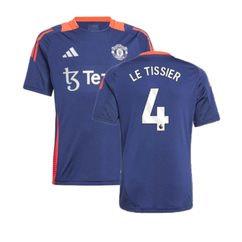 2024-2025 Man Utd Training Jersey (Night Indigo) - Kids (Le Tissier 4)