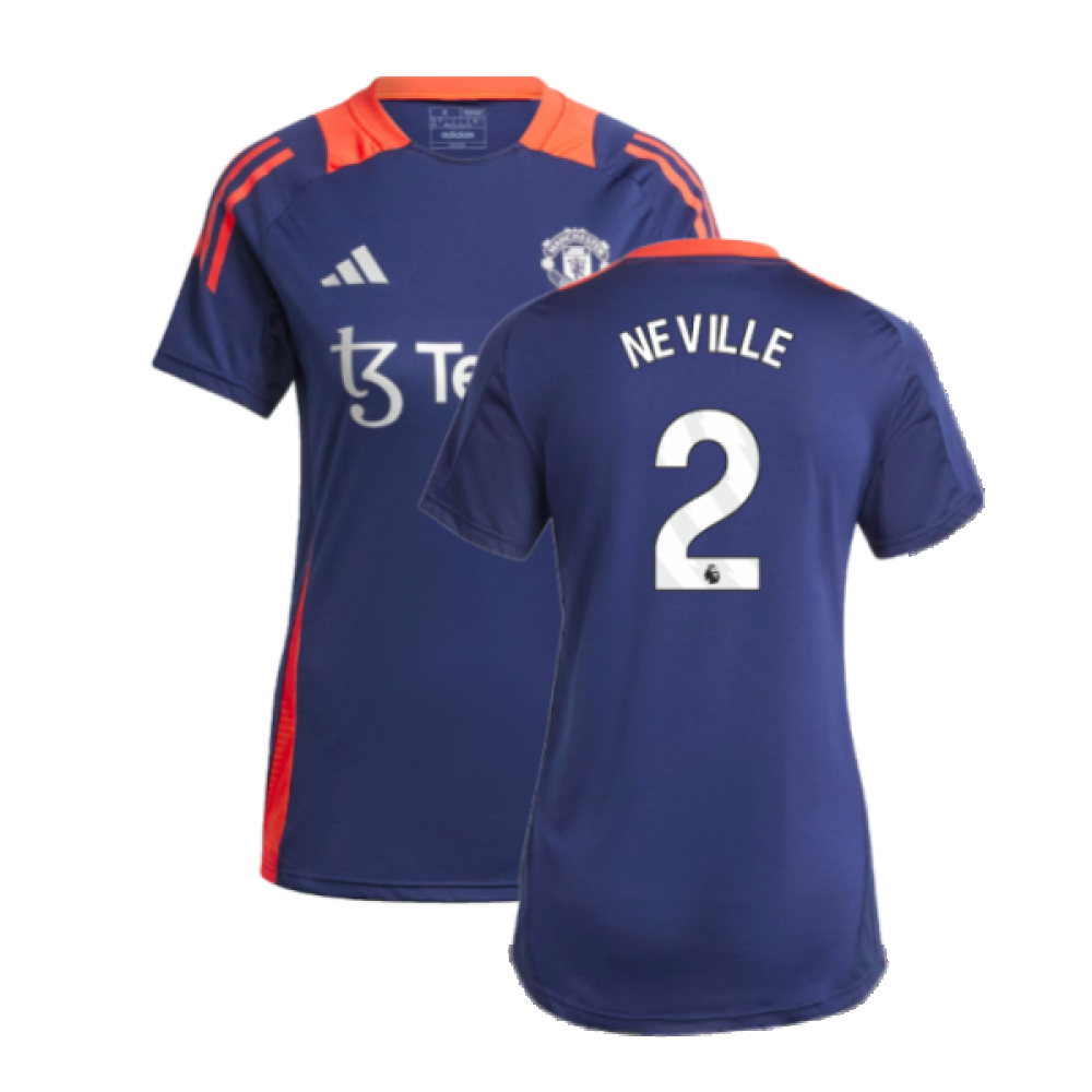 2024-2025 Man Utd Training Jersey (Night Indigo) - Womens (Neville 2)