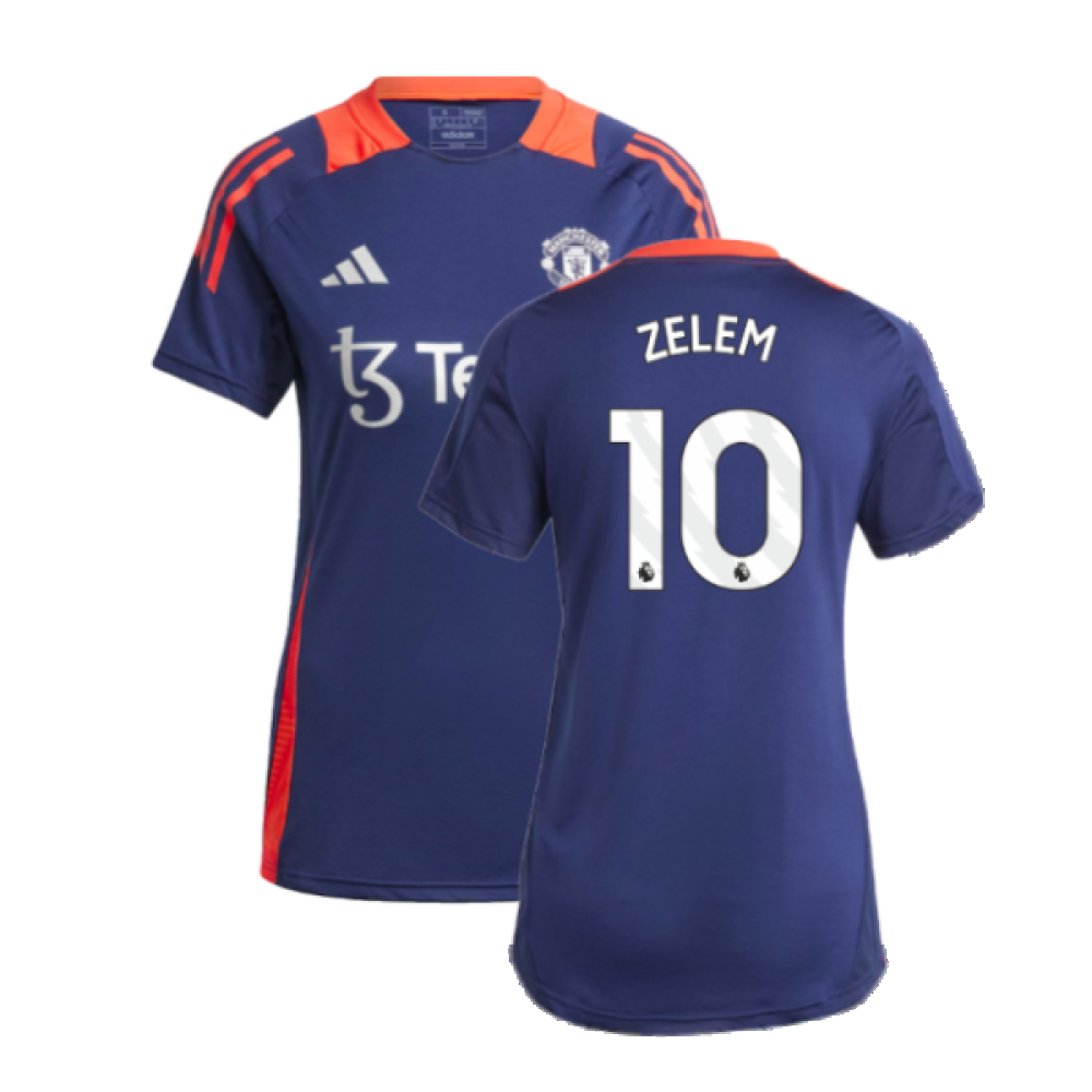 2024-2025 Man Utd Training Jersey (Night Indigo) - Womens (Zelem 10)