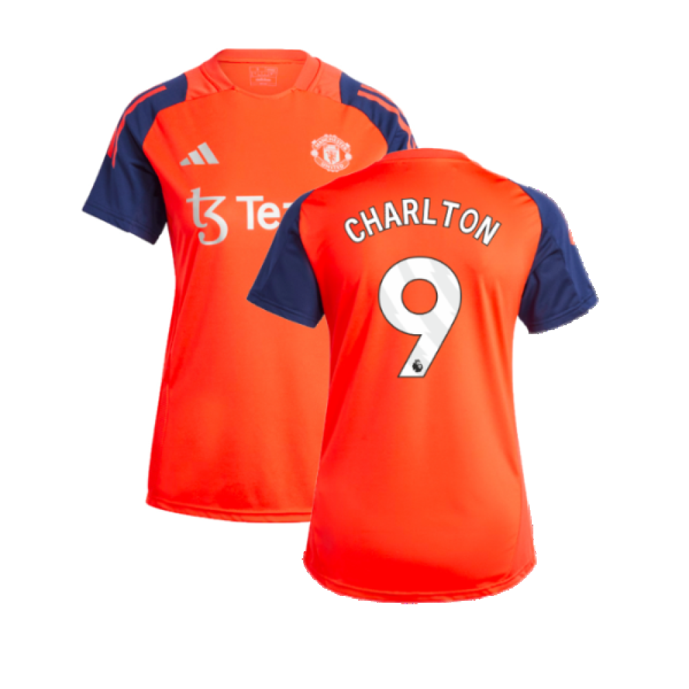 2024-2025 Man Utd Training Jersey (Red) - Womens (Charlton 9)