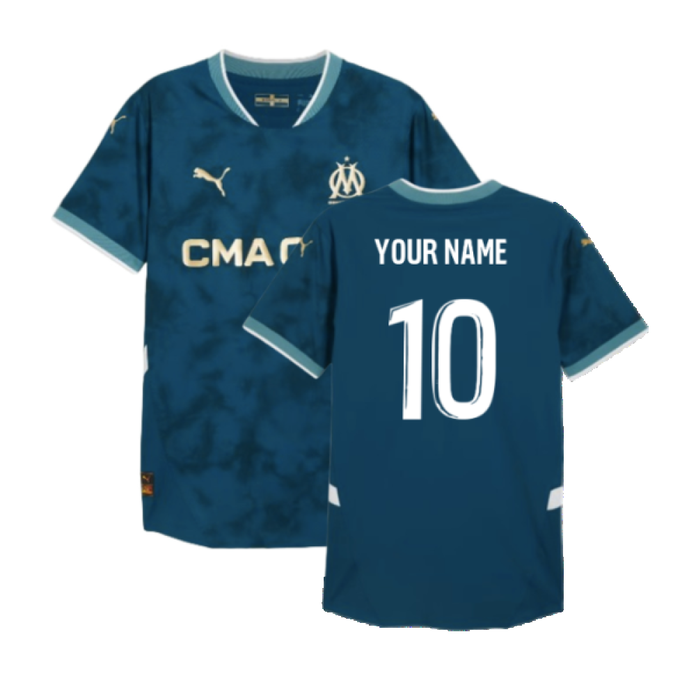 2024-2025 Marseille Away Authentic Shirt (Your Name)