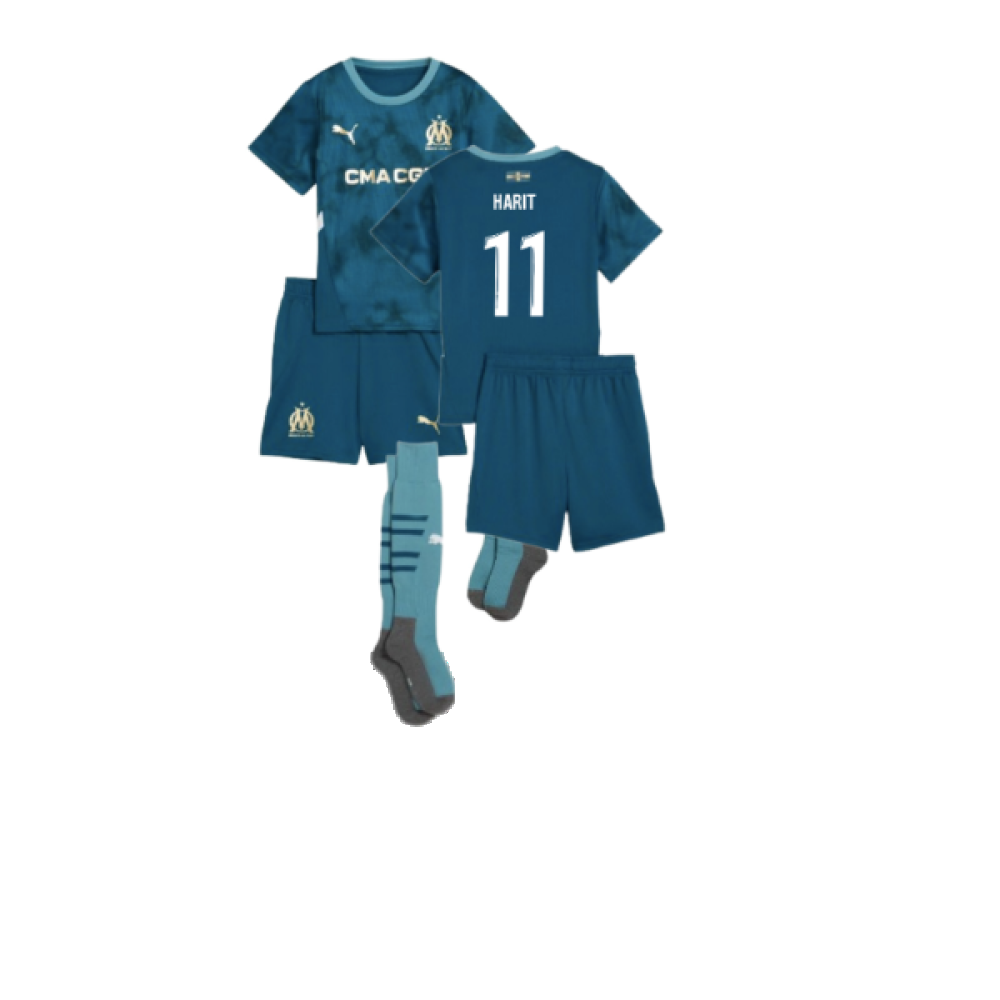 2024-2025 Marseille Away Mini Kit (Harit 11)