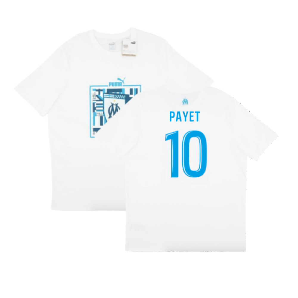 2024-2025 Marseille ftblCulture Tee (White) (Payet 10)