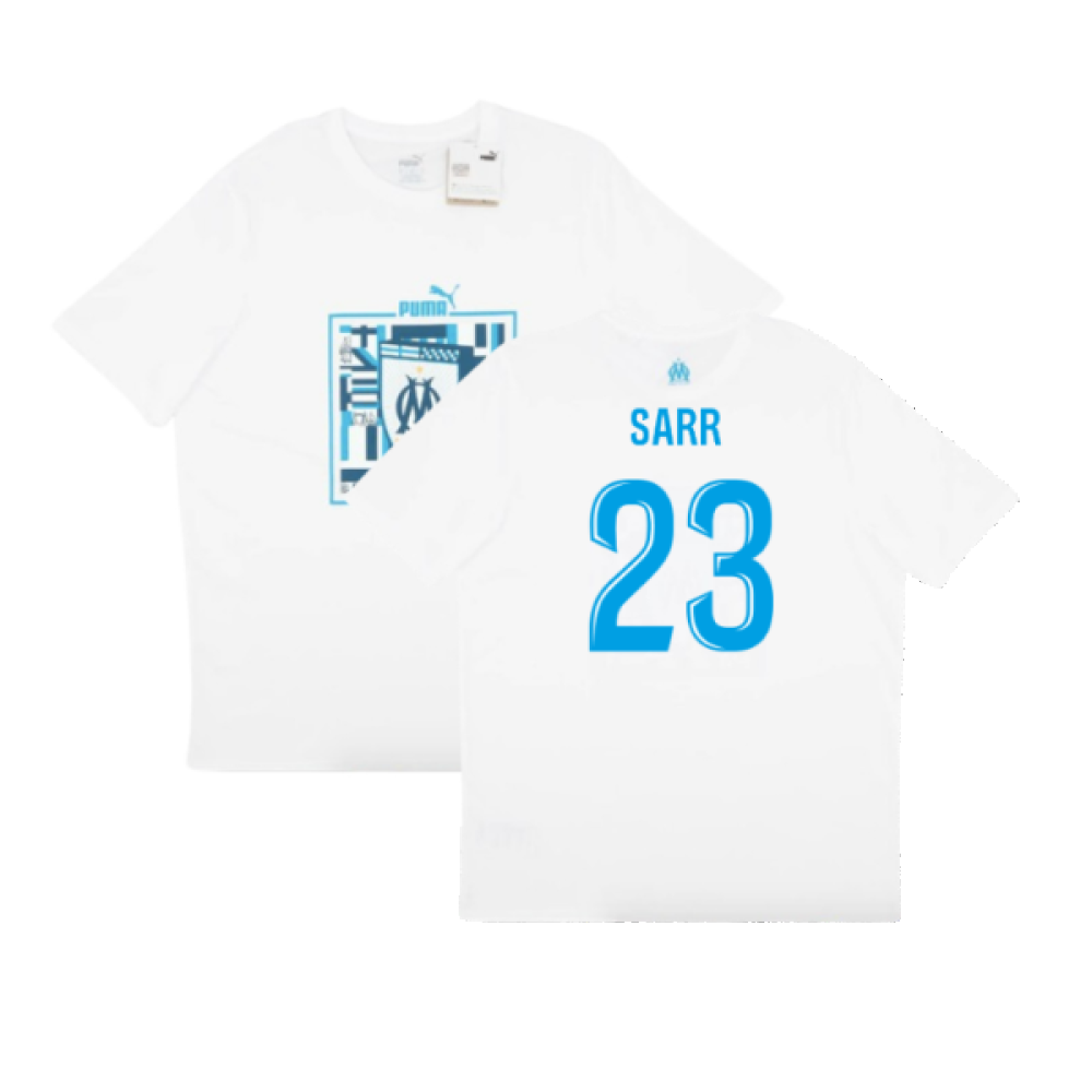 2024-2025 Marseille ftblCulture Tee (White) (Sarr 23)