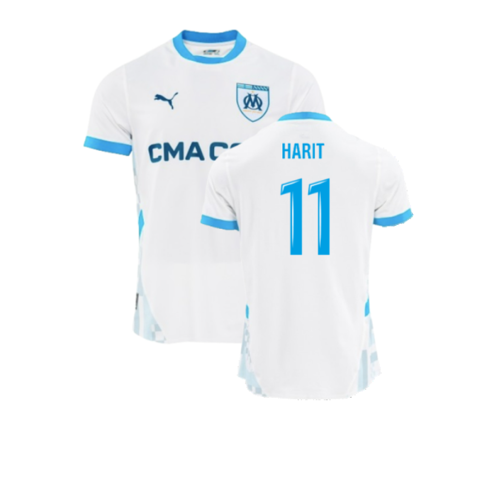 2024-2025 Marseille Home Authentic Shirt (Harit 11)