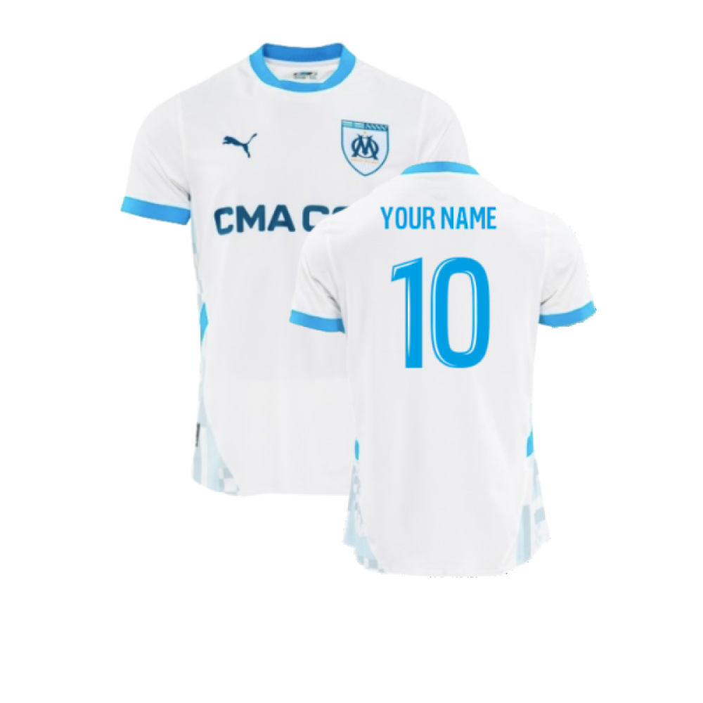 2024-2025 Marseille Home Authentic Shirt (Your Name)