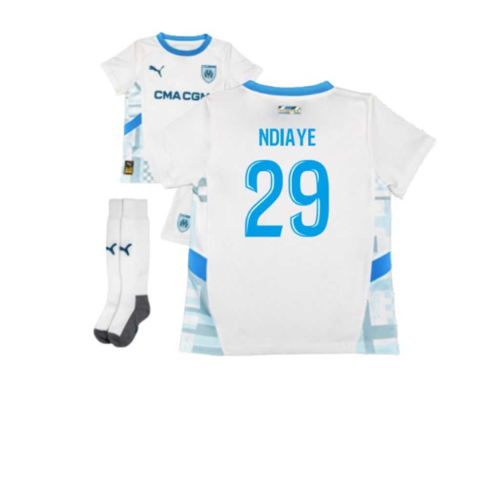 2024-2025 Marseille Home Mini Kit (Ndiaye 29)